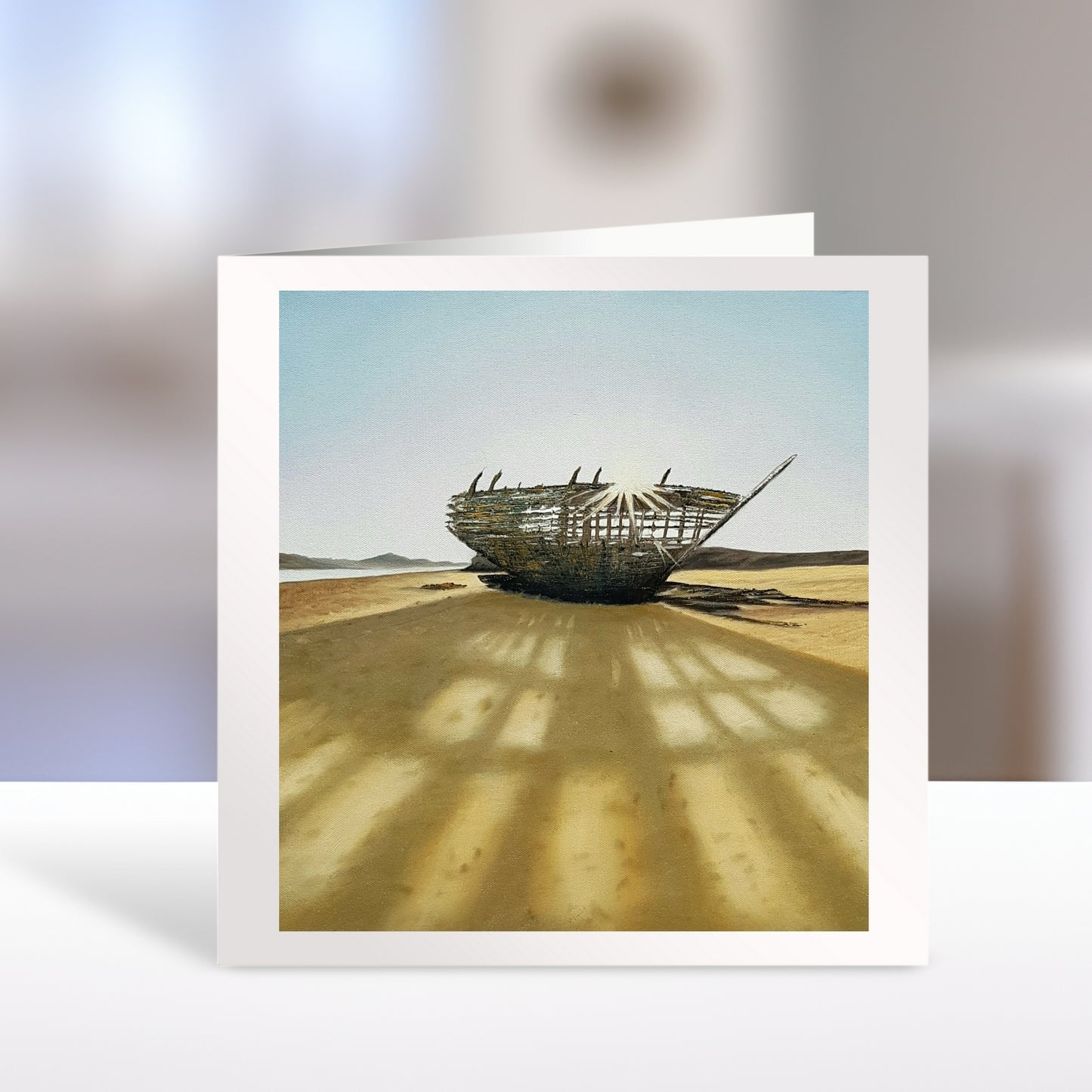 Irish Art Greeting Card - Bád Eddie
