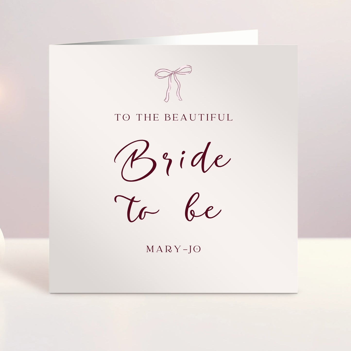Personalised Hen Party Card for Bride To Be
