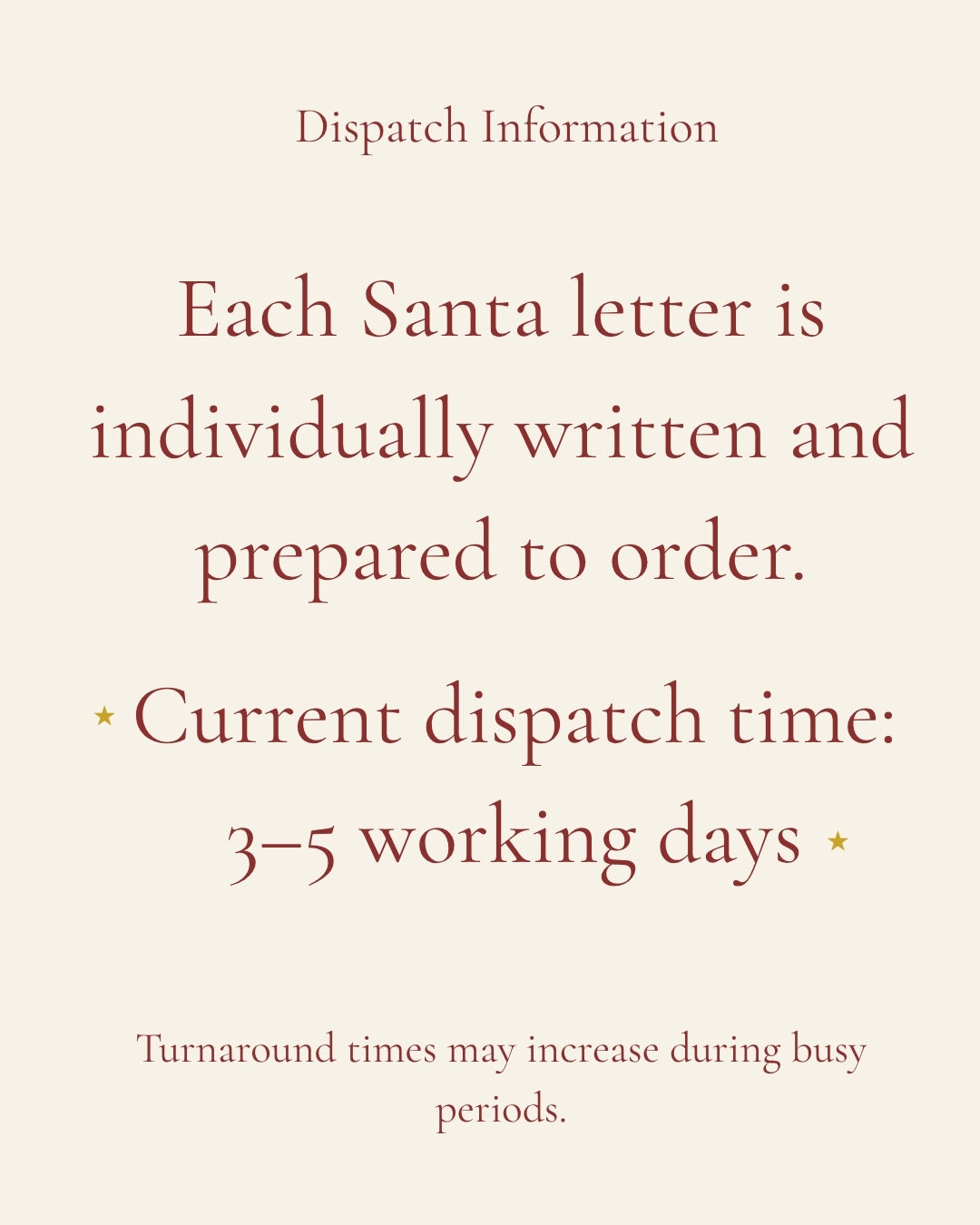 Personalised Santa Letter for Toddlers & Younger Siblings | Ireland
