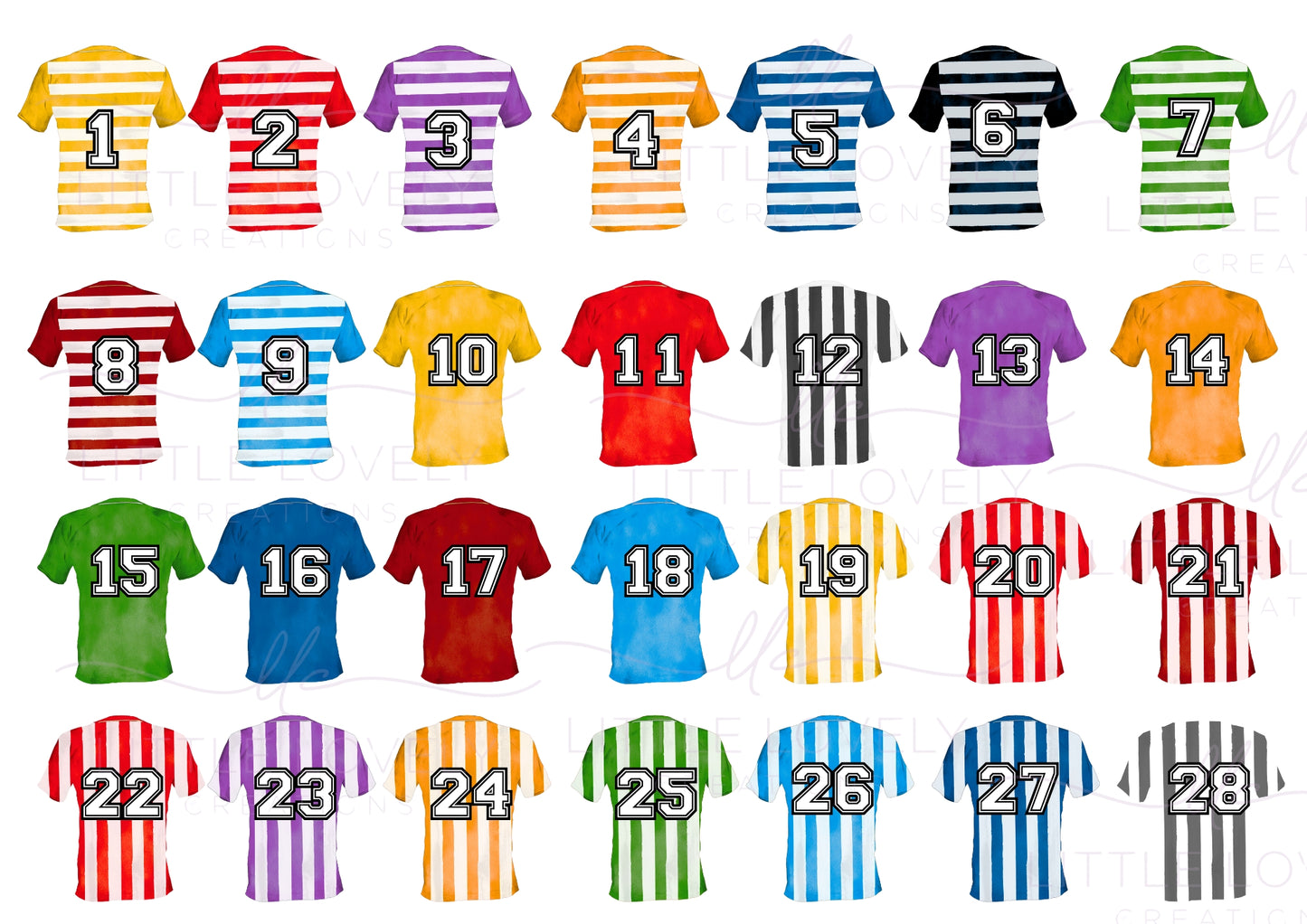 Personalised Football Shirt Family Print