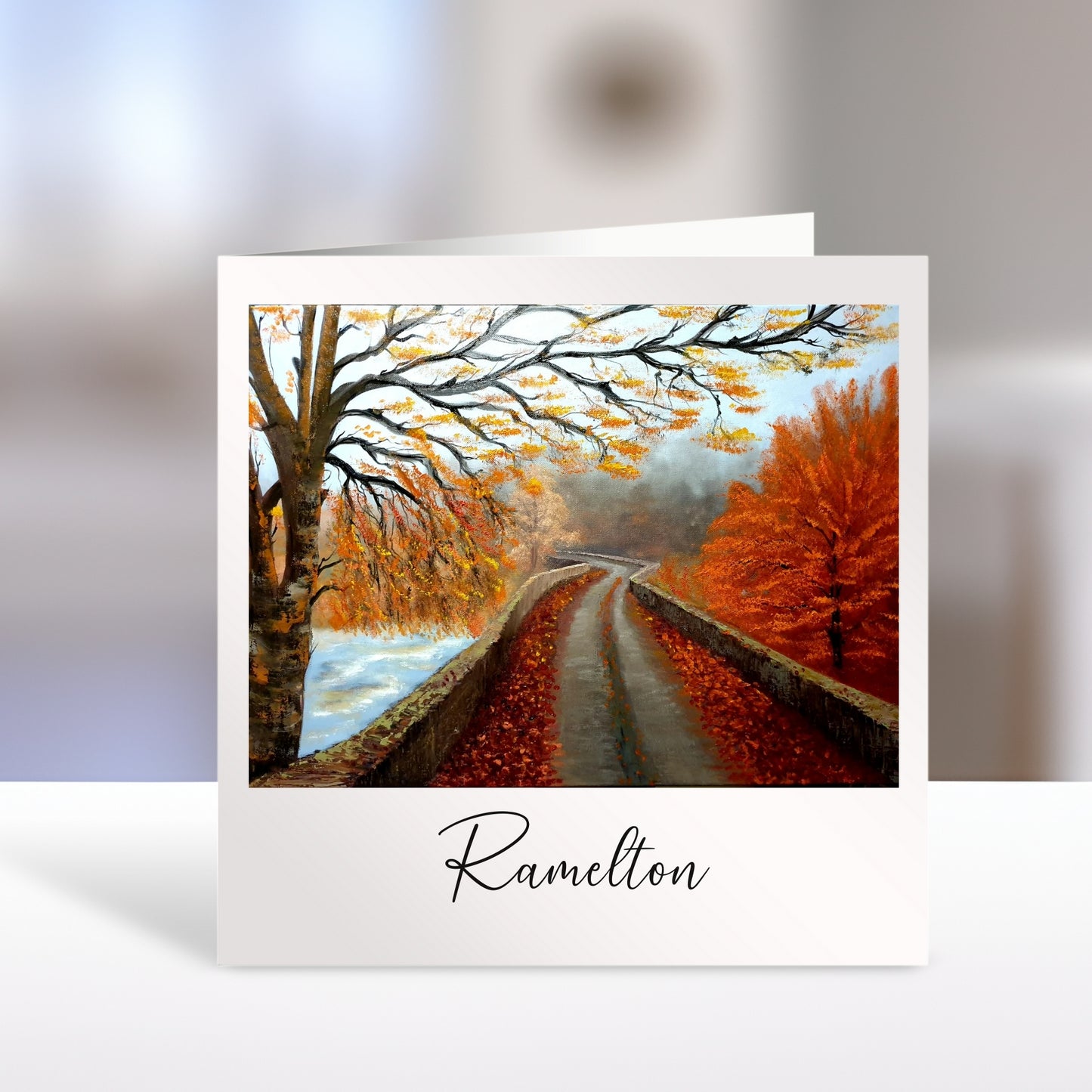 Irish Art Greeting Card - Ramelton, Co Donegal