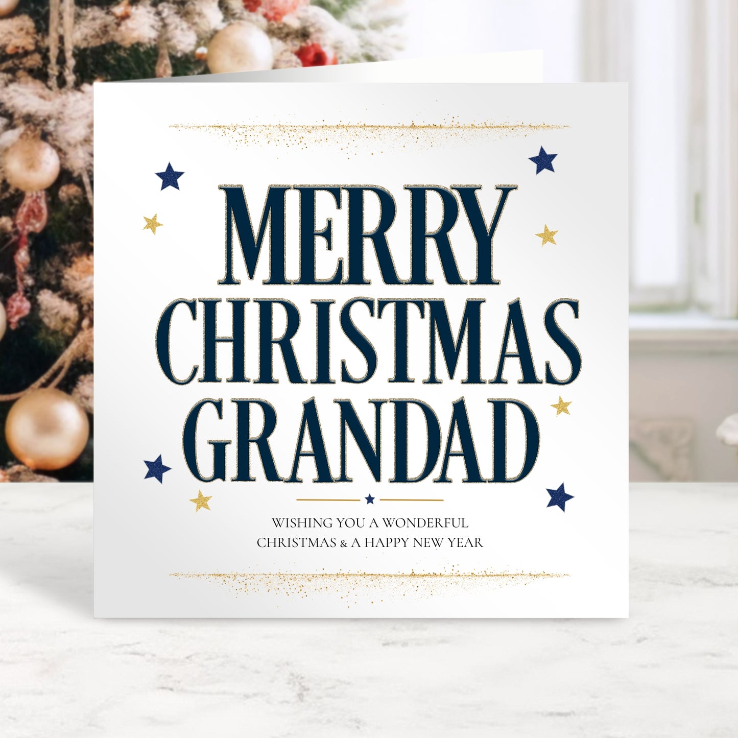 Personalised Christmas Card for Dad