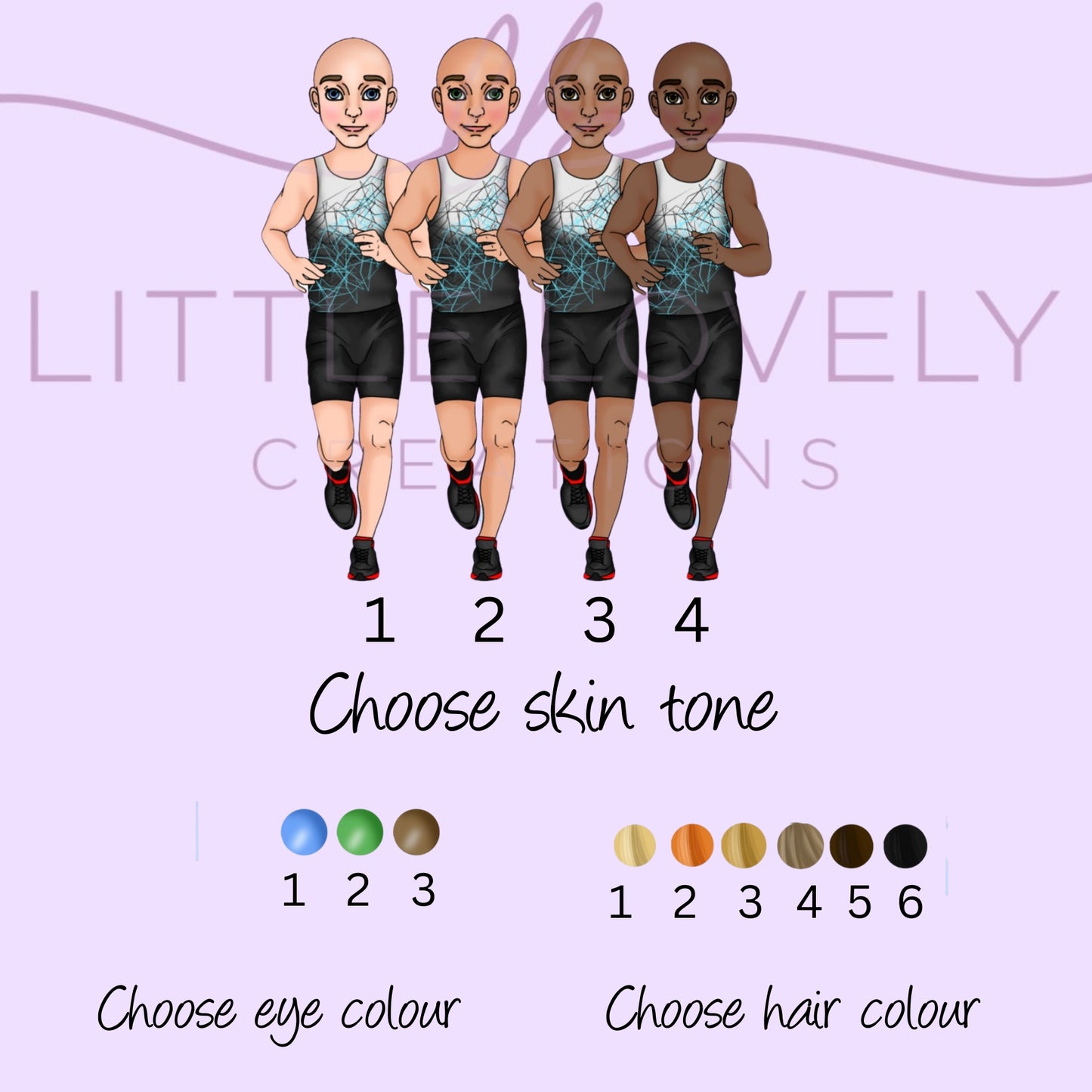 Running Theme -Personalised Birthday Card for Runner