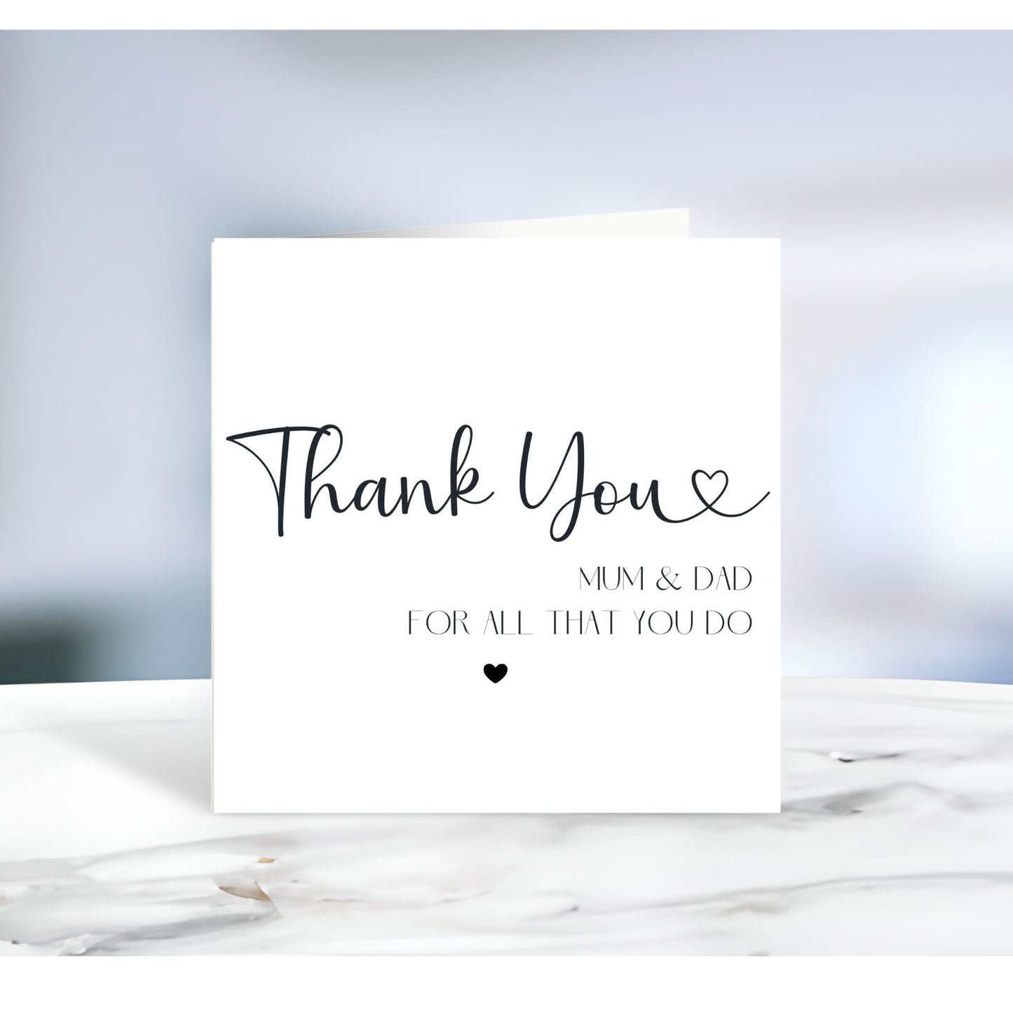 Thank You For All That You Do Card