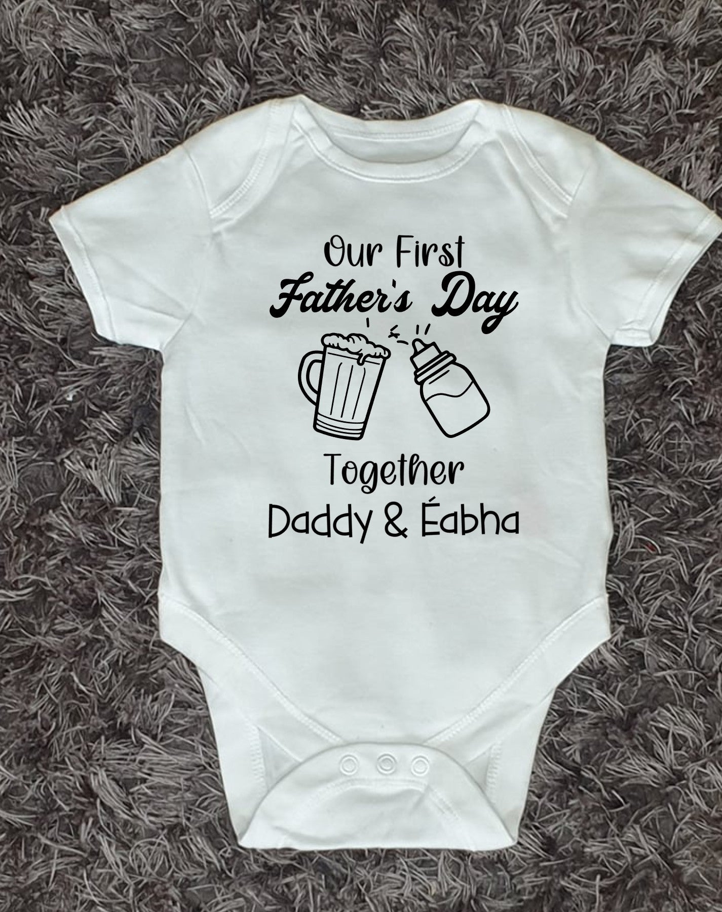 Personalised Father's Day Baby Vest - Cheers
