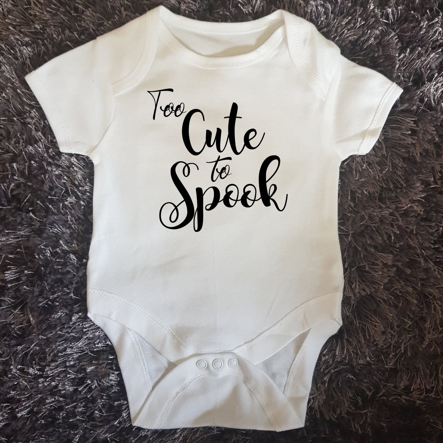 Halloween Baby Vest Too Cute To Spook