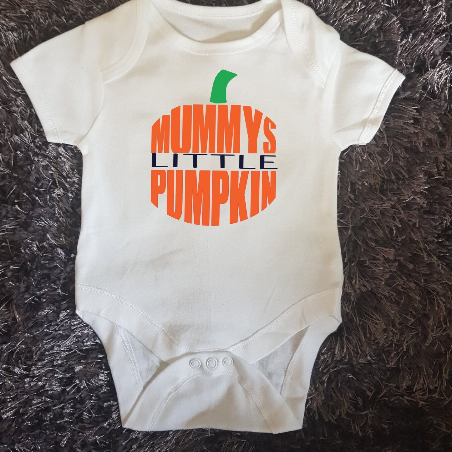 Halloween Baby Vest Mummys Little Pumpkin