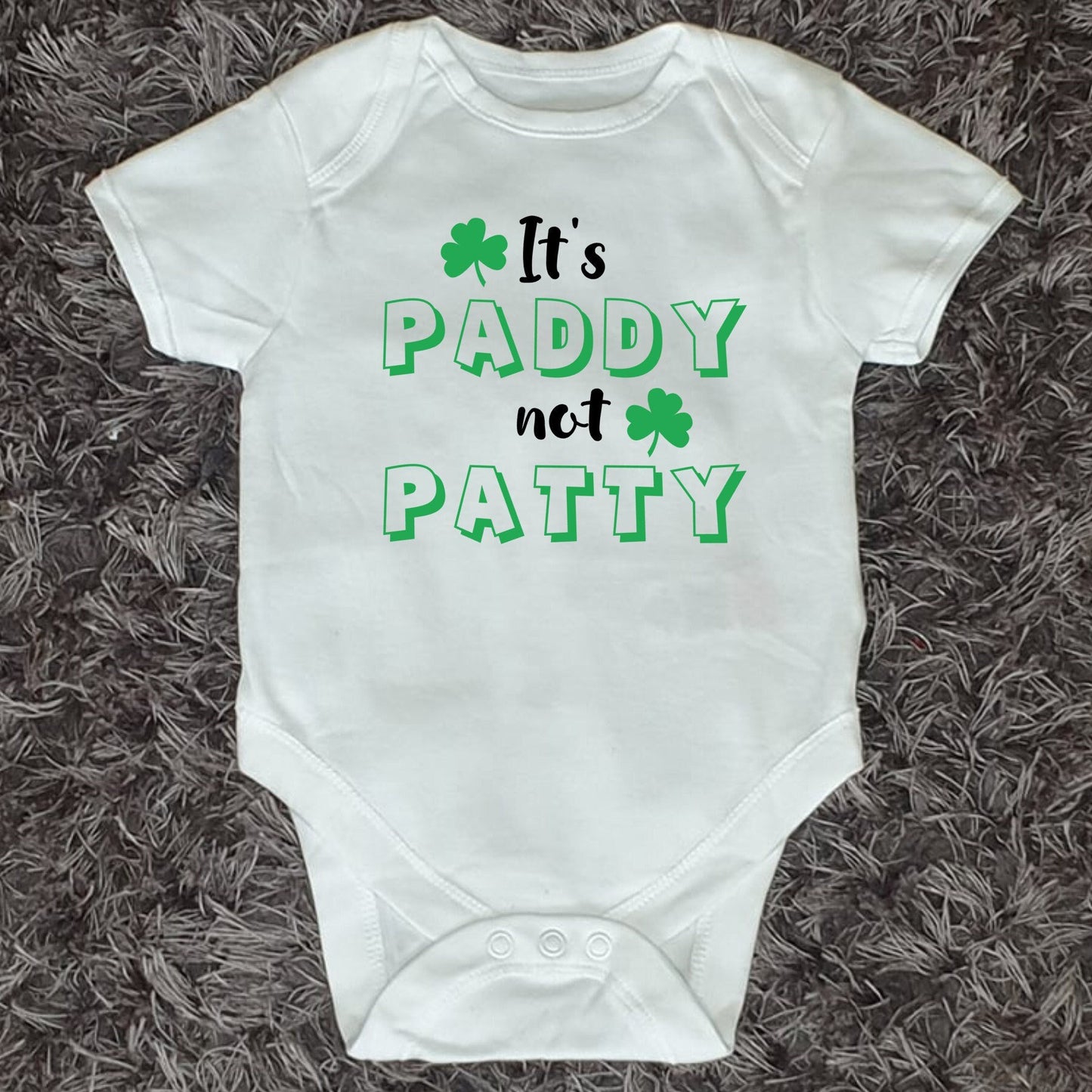 St Patrick's Day Baby Vest