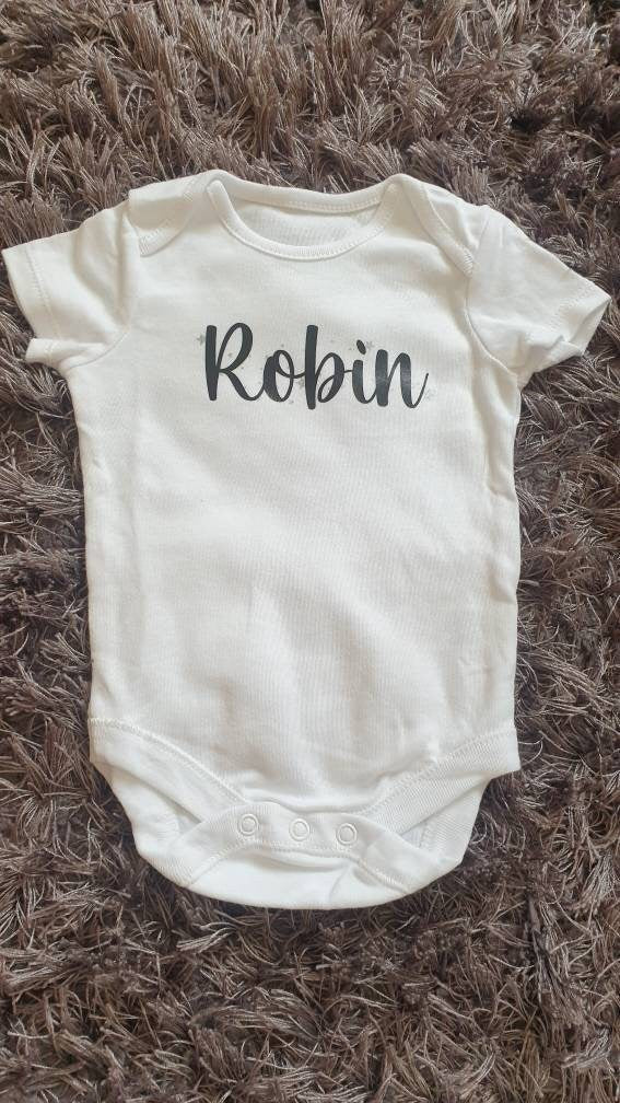 Baby Name Vest