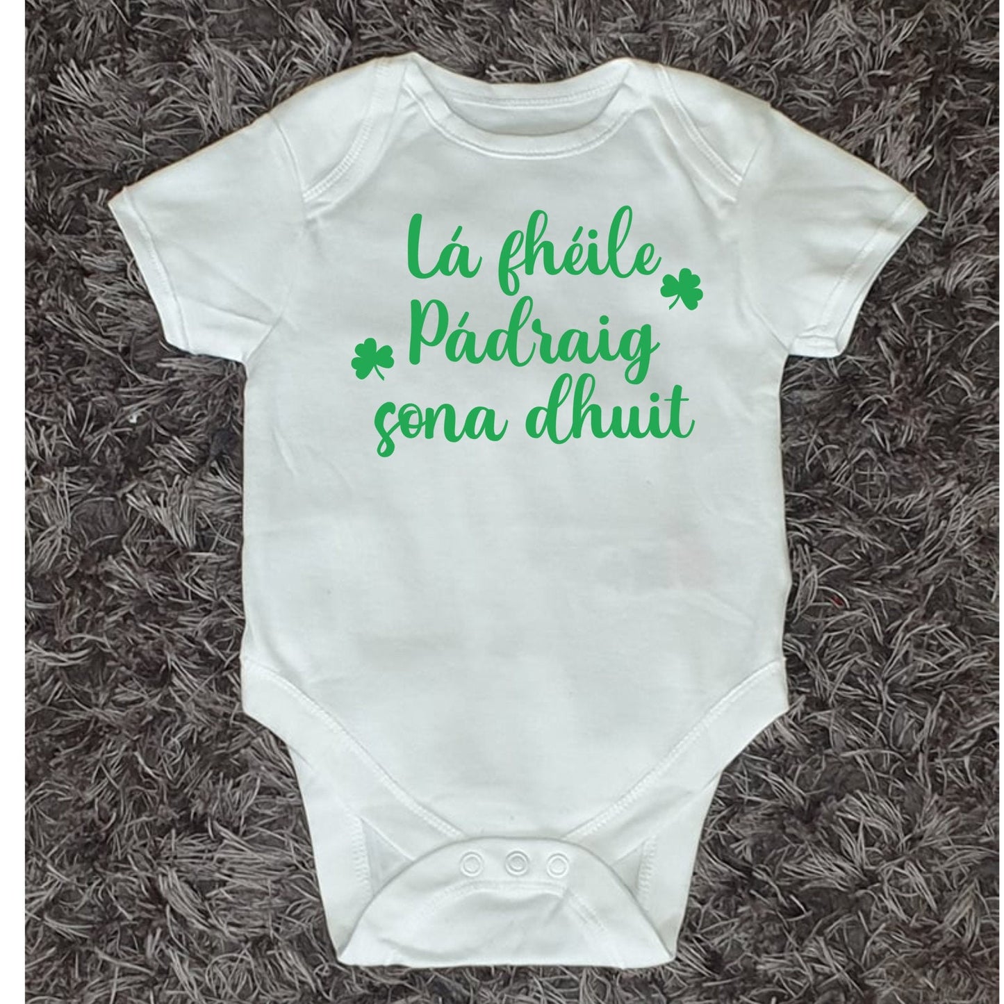 St Patrick's Day Baby Vest
