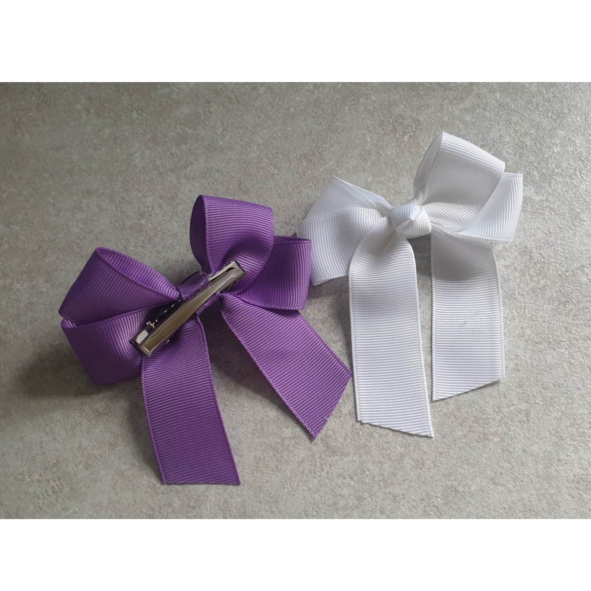 Personalised Flower Girl Hair Clip, Child Bridesmaid, Bow, Hair Bow For Girls, Name Or Initials, Custom Hair Accessory, Irish, Ireland