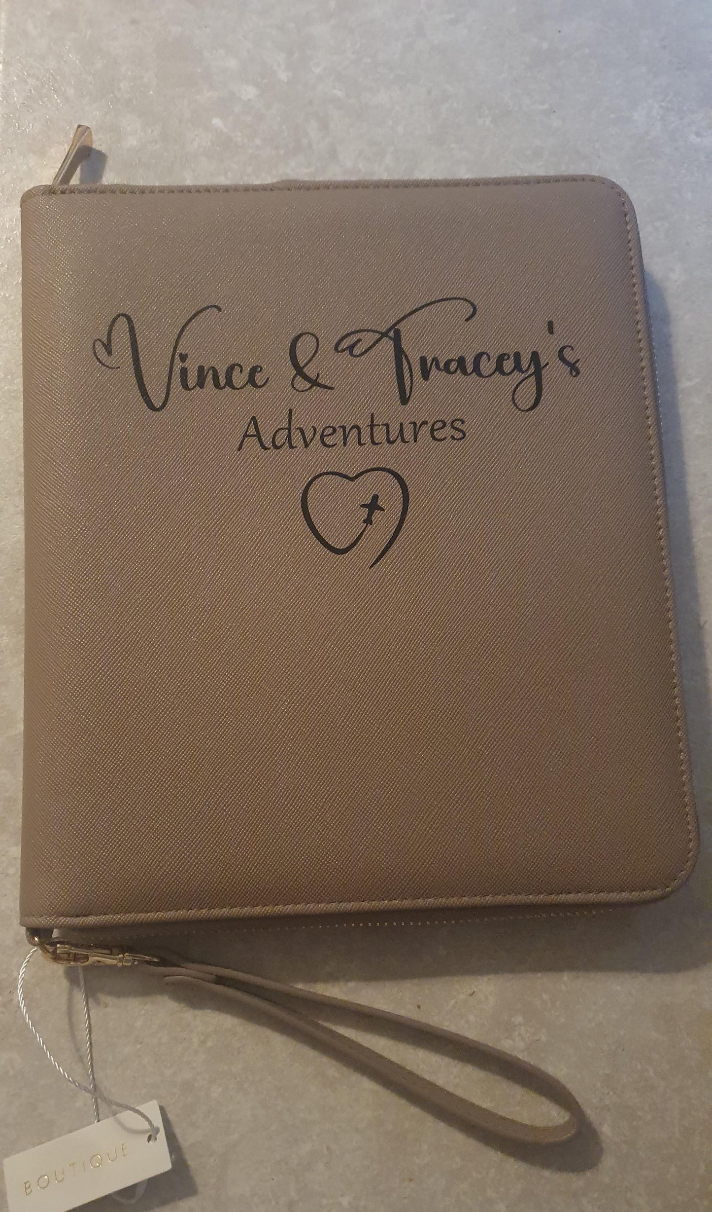 Personalised Travel Document Holder, Travel Wallet Organiser, Multiple Passport Holder, Honeymoon Gift, Wedding Present, Ireland, Irish