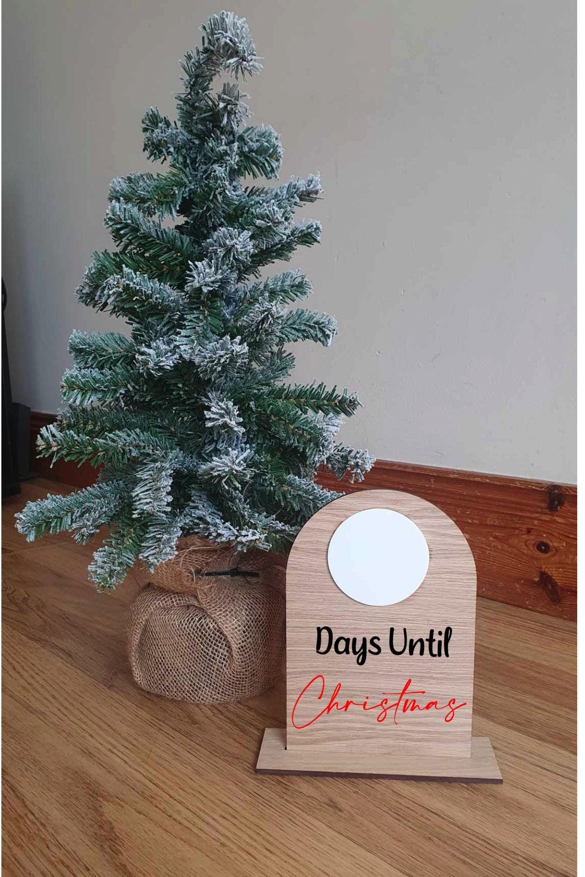 Christmas Countdown, Wooden Sign, Sleeps Until Christmas Counter, Sleeps Until Santa Sign, Advent Calender, Ireland, Irish