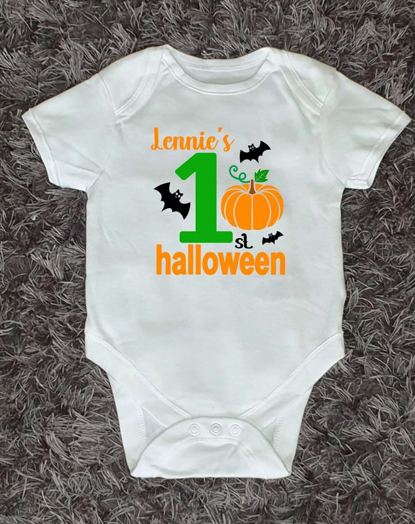 Personalised My First Halloween Baby Vest