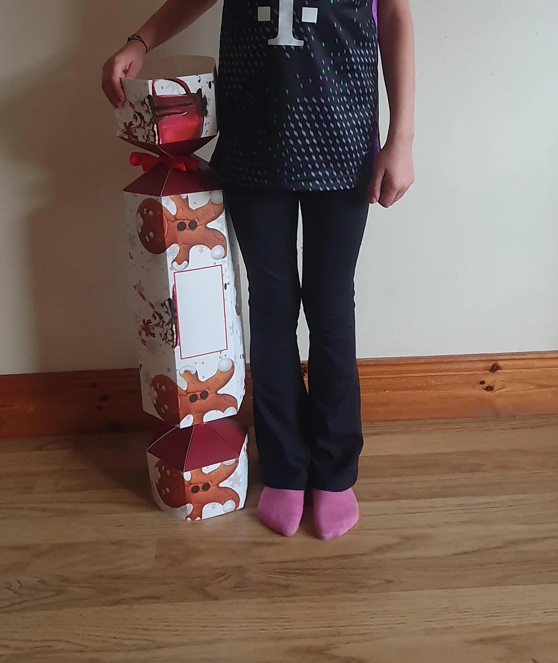 Personalised Giant Gingerbread Christmas Cracker