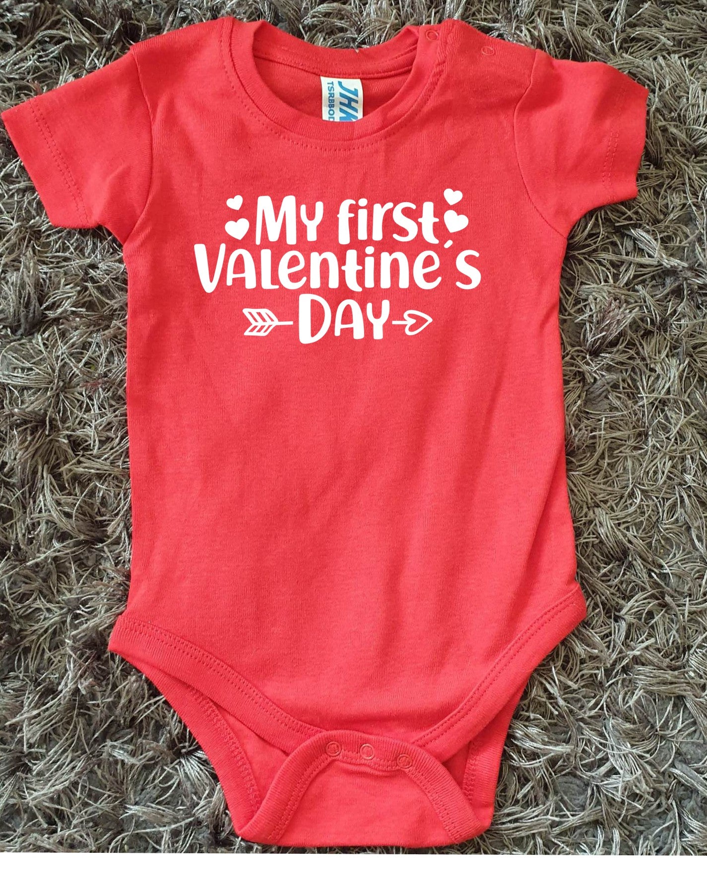 Personalised Valentine’s Day Baby Vest - My First Valentines Day