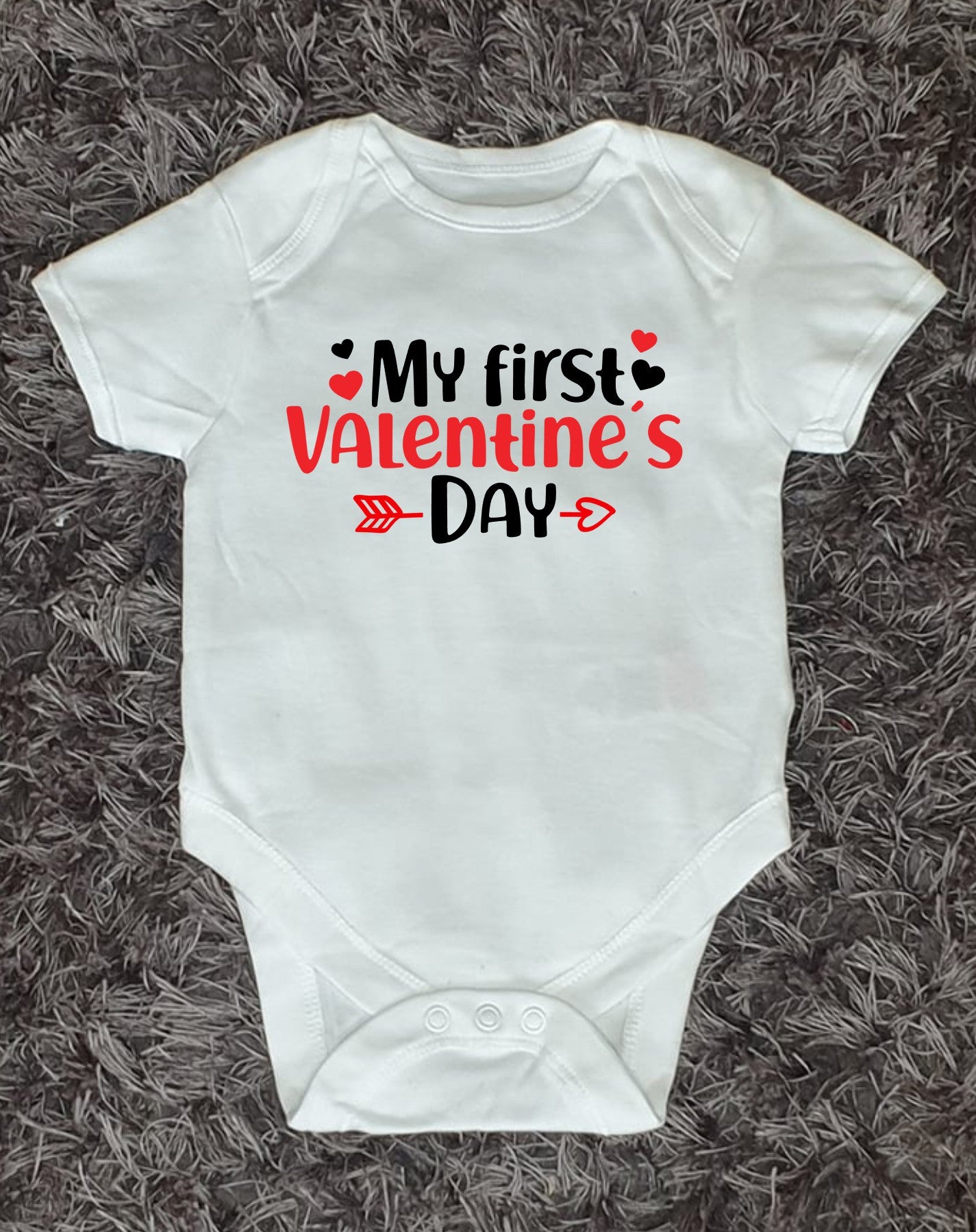 My First Valentine's Day Baby Vest