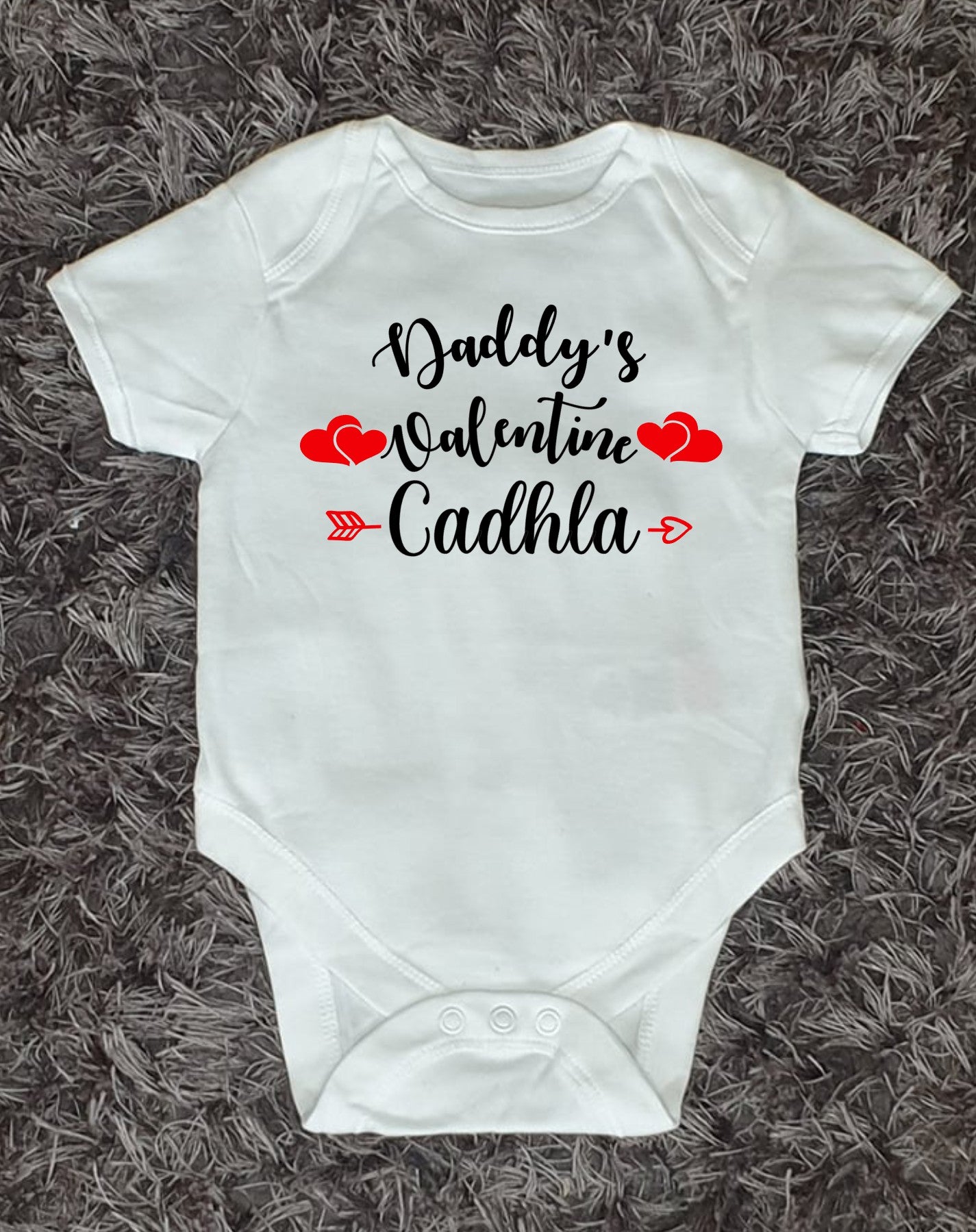 Personalised Valentine’s Day Baby Vest - Mummy's Valentine/Daddy's Valentine