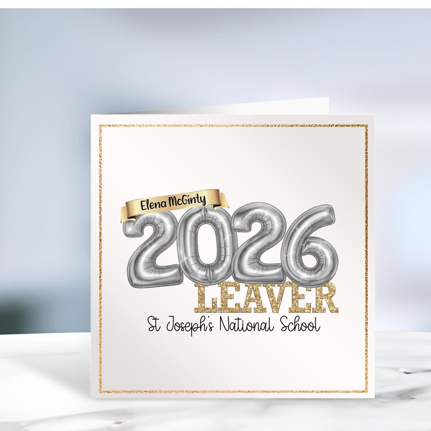 Personalised School Leaver Card