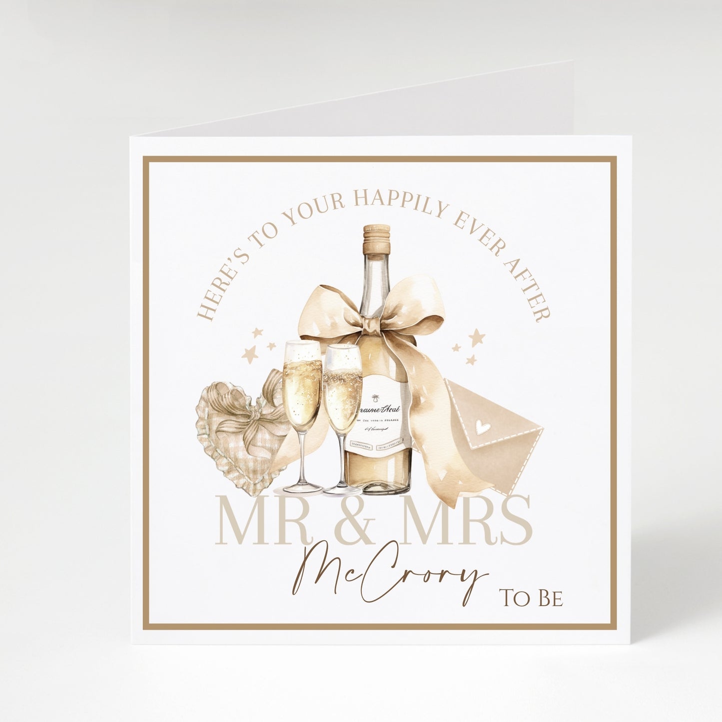Personalised Engagement Card - Mr & Mrs To Be