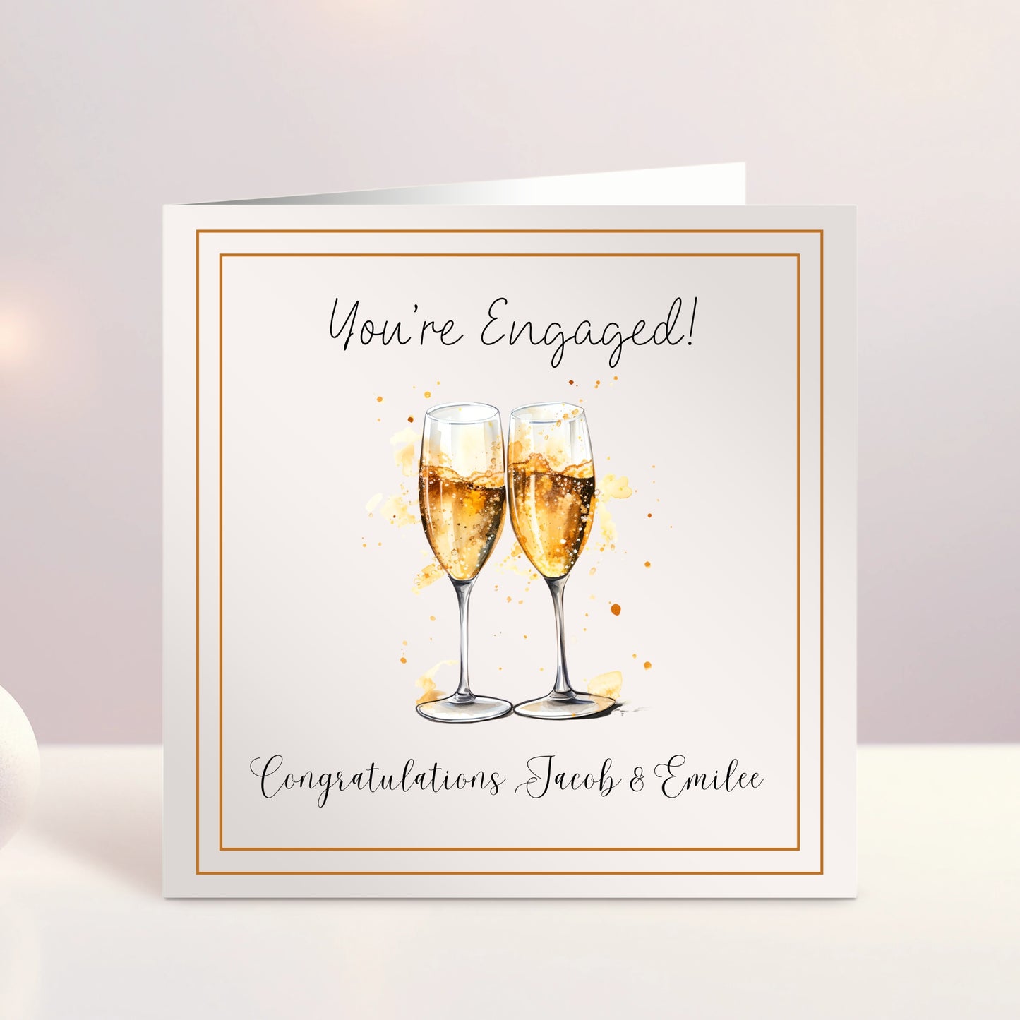 Personalised Engagement Card - You're Engaged!