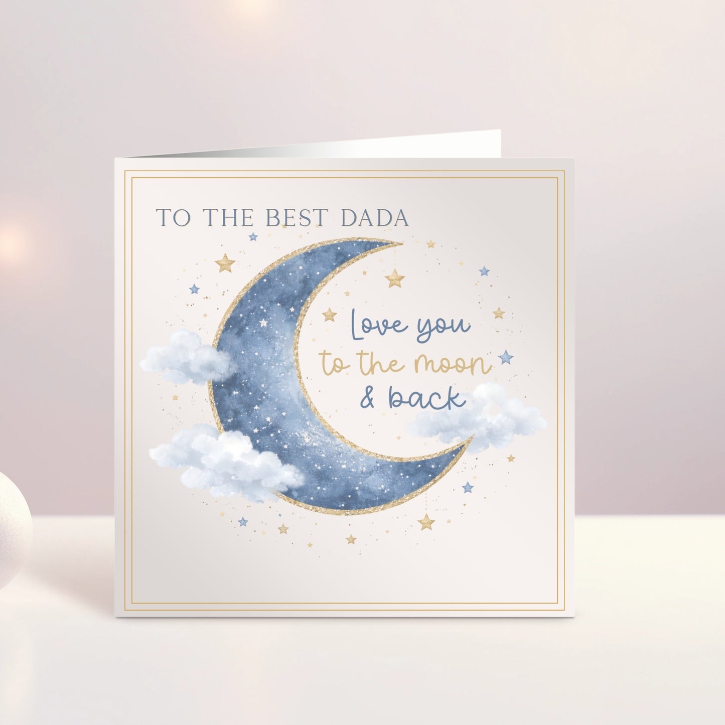 To The Moon And Back - Personalised Father's Day Card