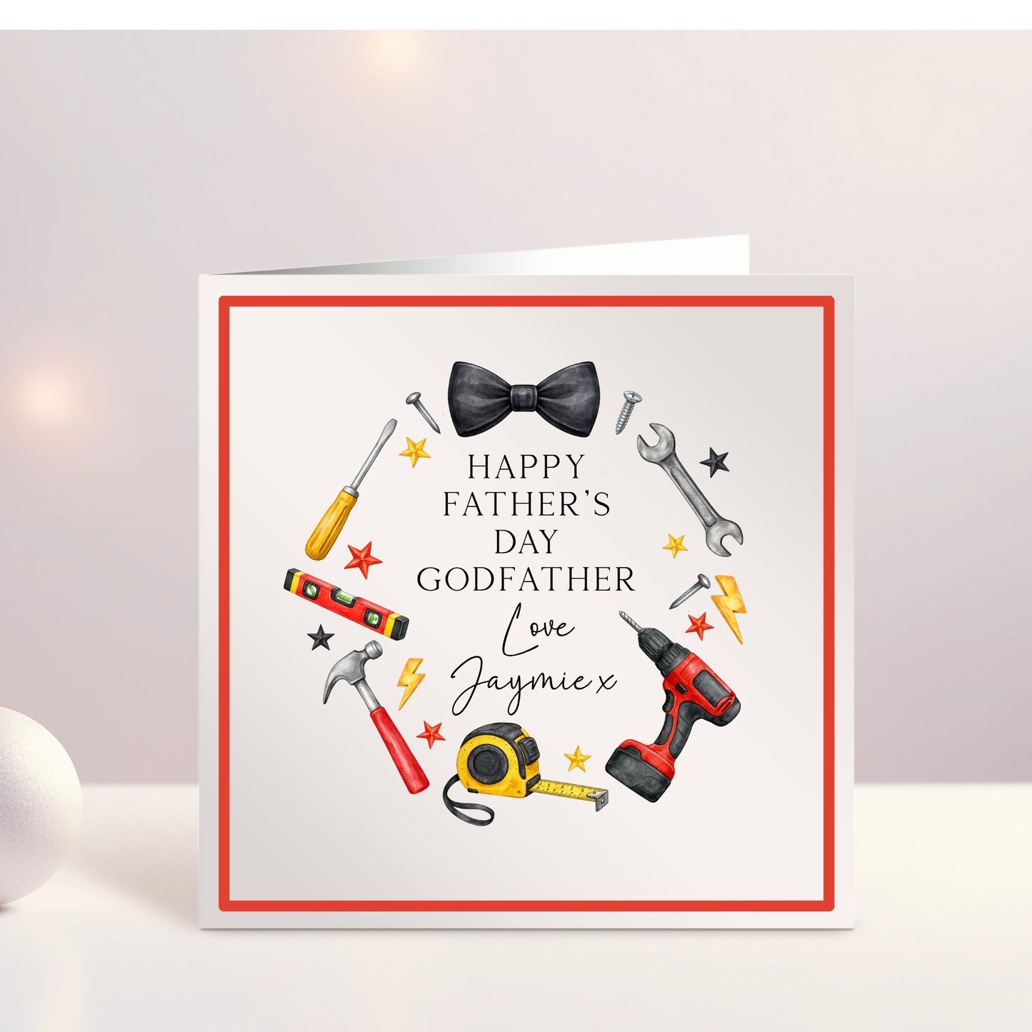 Personalised Father's Day Card - DIY Theme