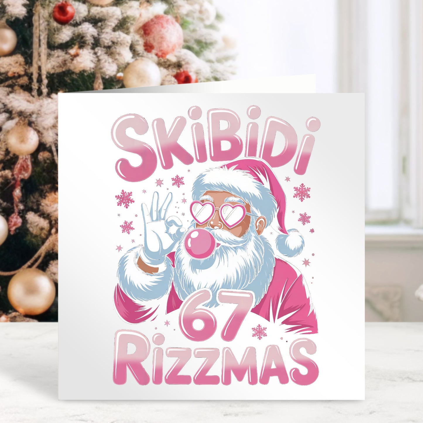 Skibidi 67 Rizzmas - Personalised Christmas Card
