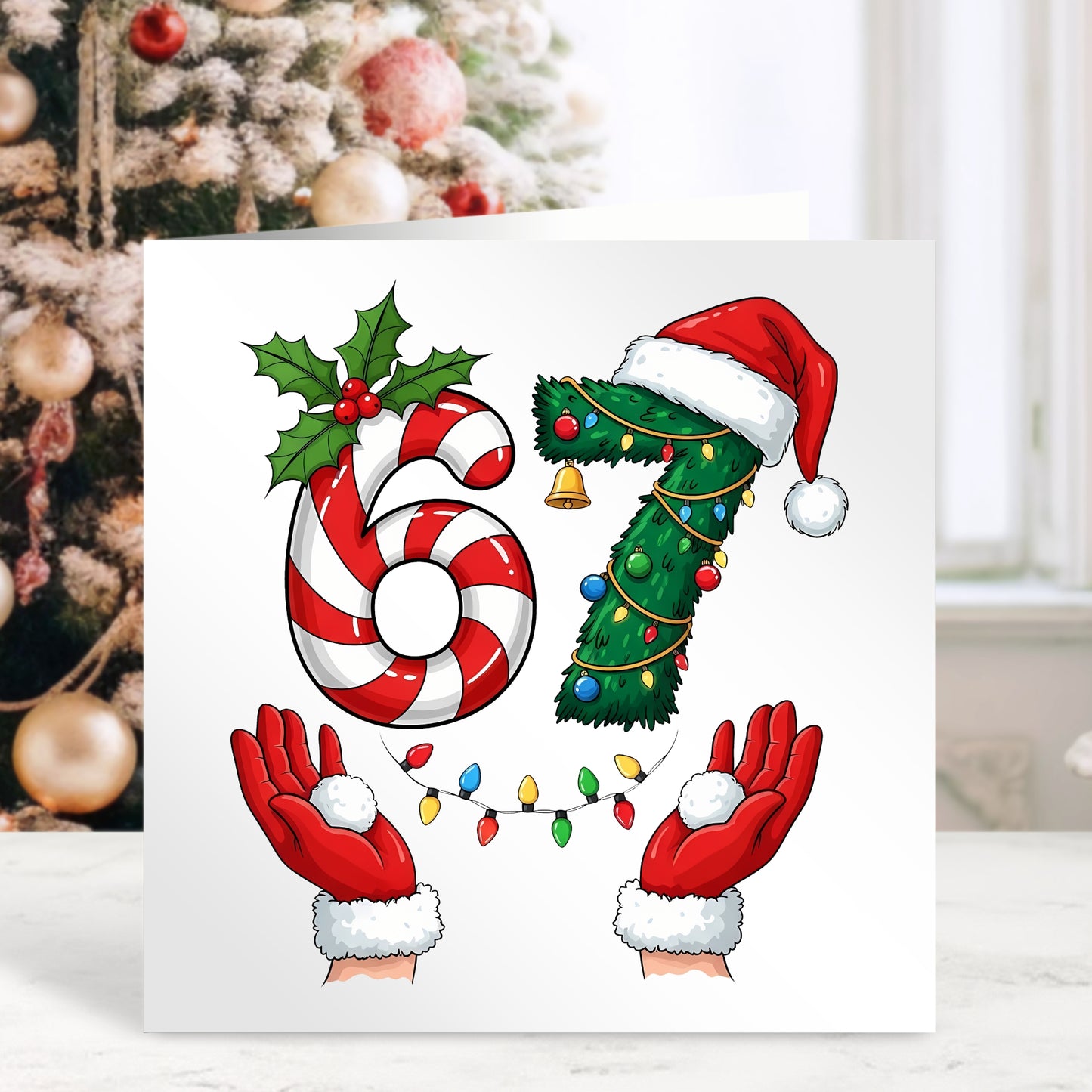 6 7 - Personalised Christmas Card