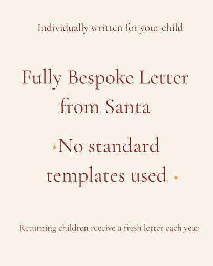 Fully Bespoke Personalised Lapland Invitation from Santa | Ireland