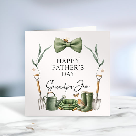 Personalised Father's Day Card - Fishing Theme