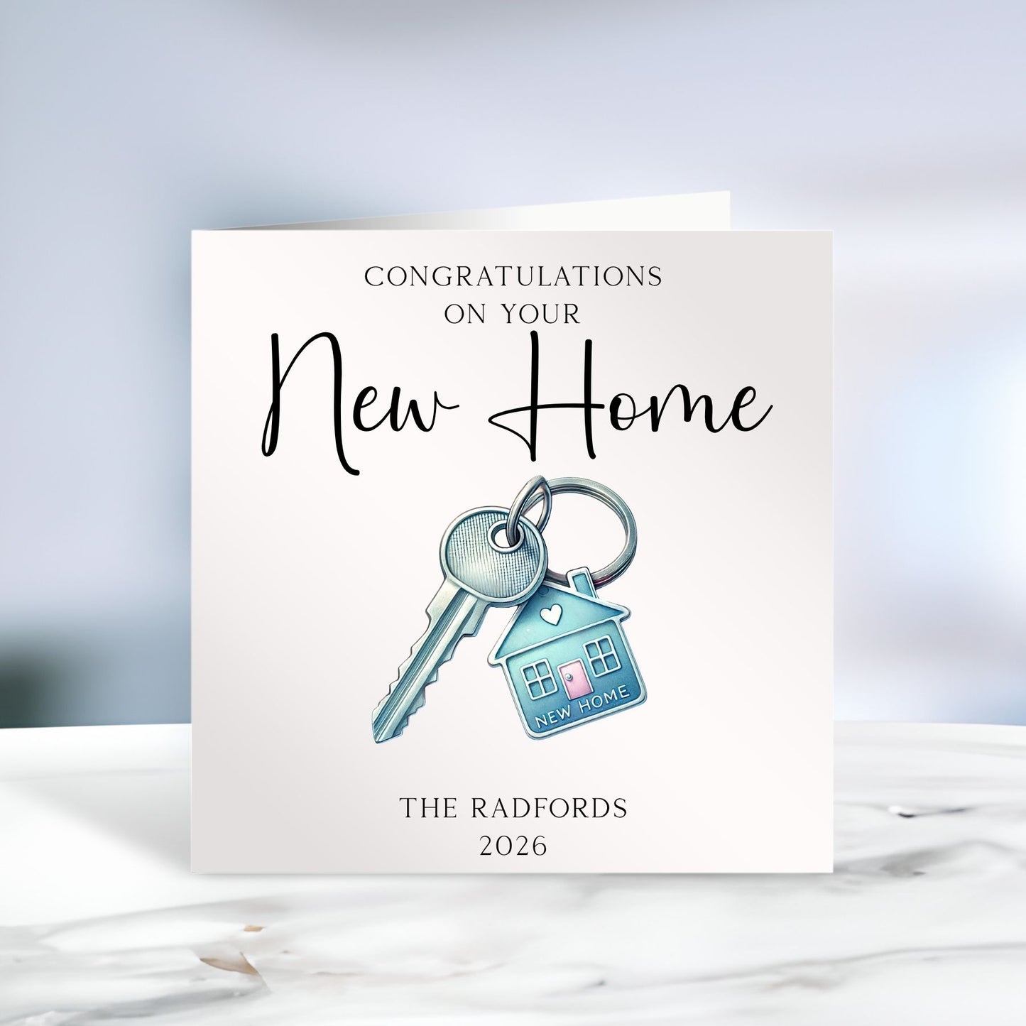 Personalised Congratulations on Your New Home Card