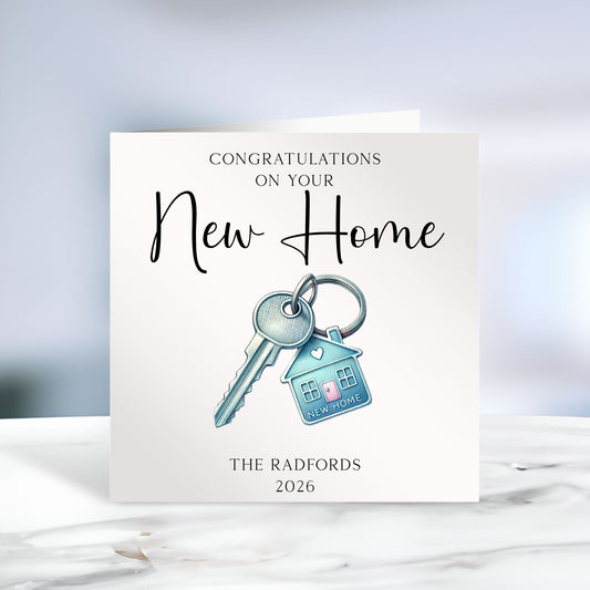 Personalised Congratulations on Your New Home Card