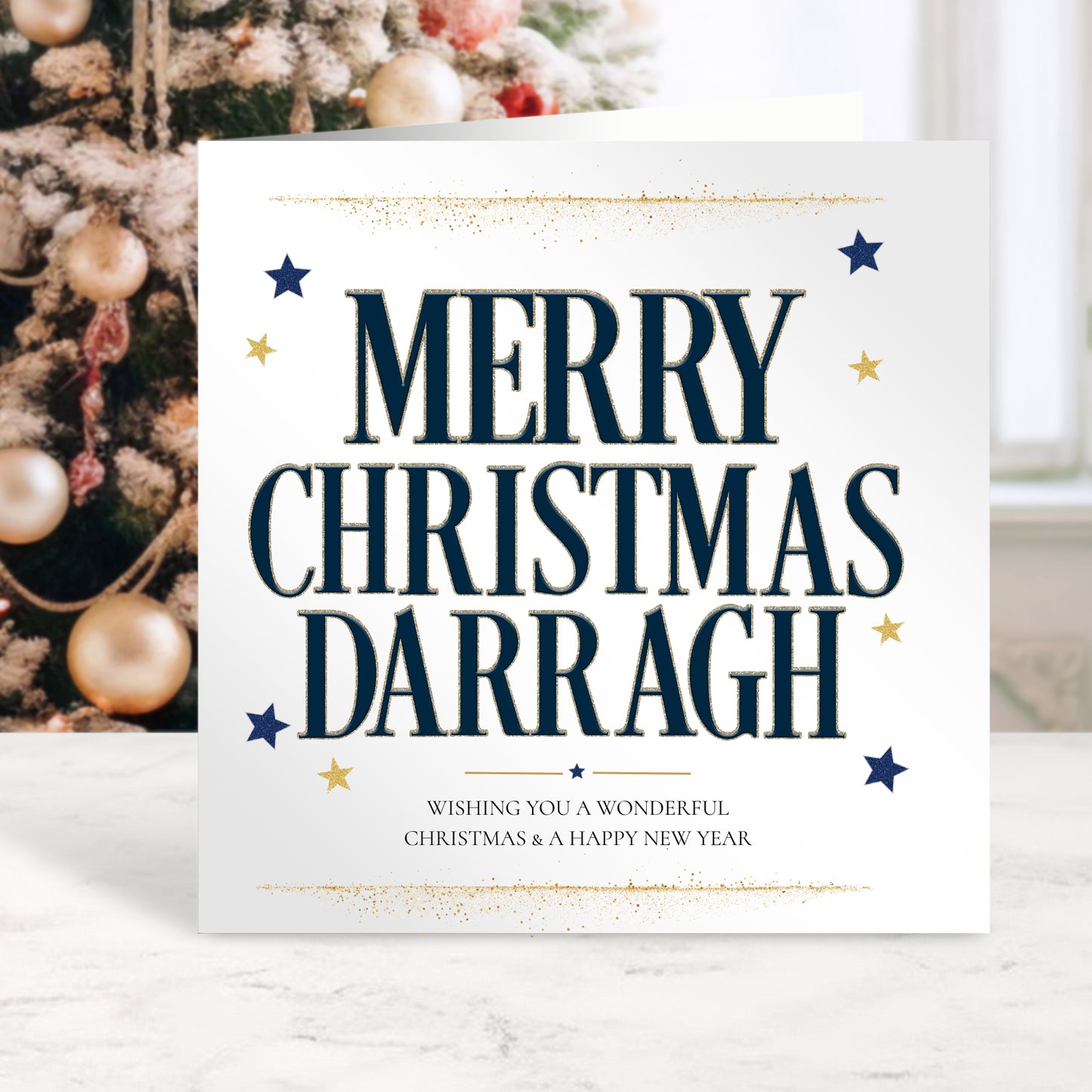 Personalised Christmas Card for Son