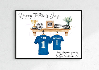 Personalised Football Shirt Family Print