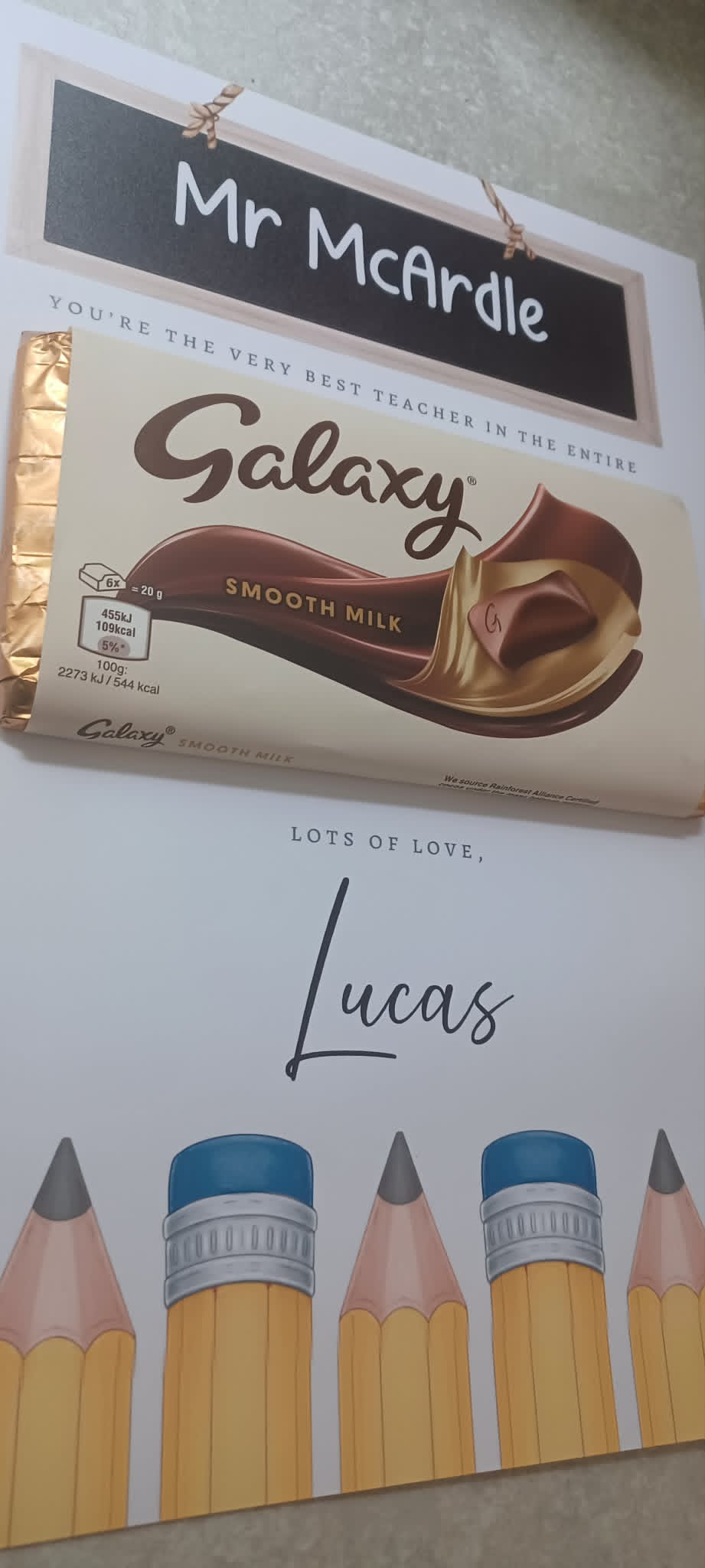 Best Teacher In The Galaxy - Personalised Teacher Gift