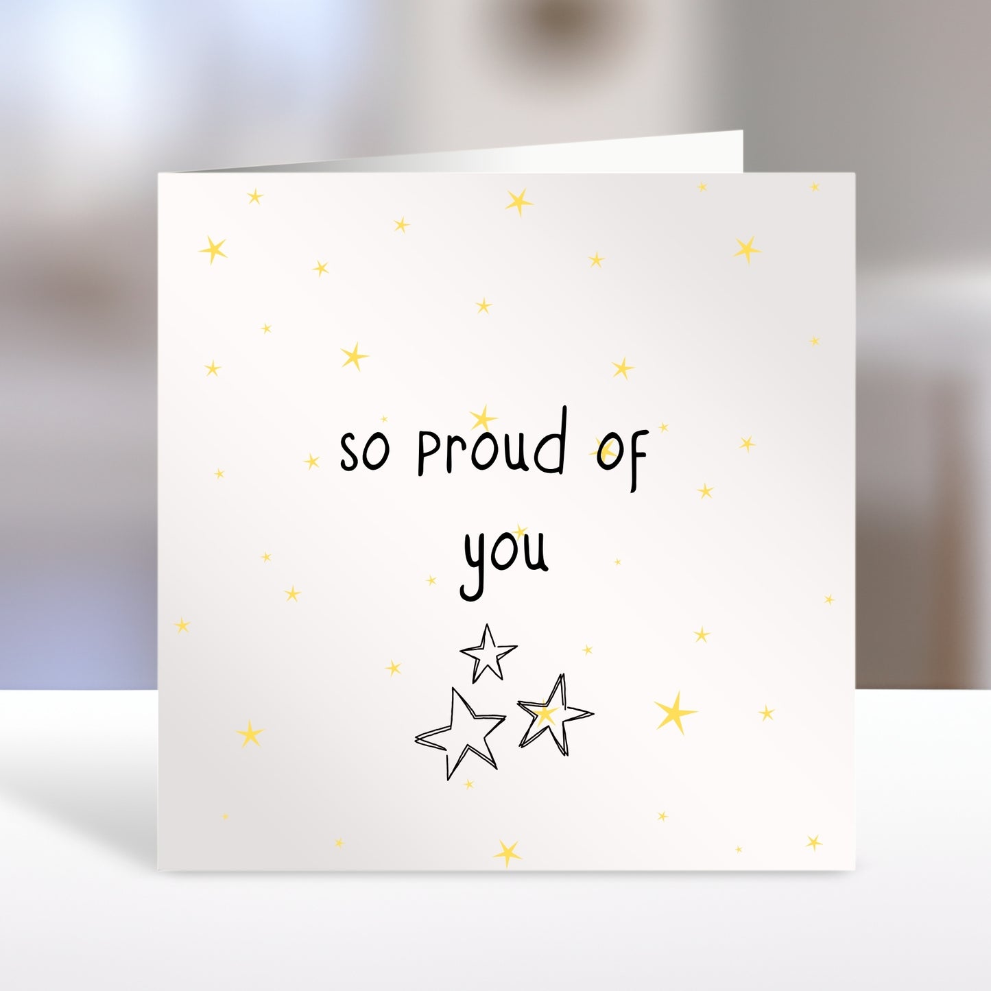 Personalised So Proud of You Card