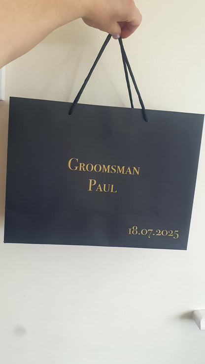 Personalised Gift Bag for Wedding, Hen Party, Bridesmaid, Birthday (25x33x12cm)