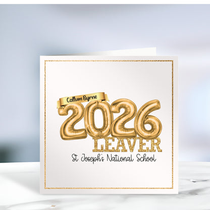Personalised School Leaver Card