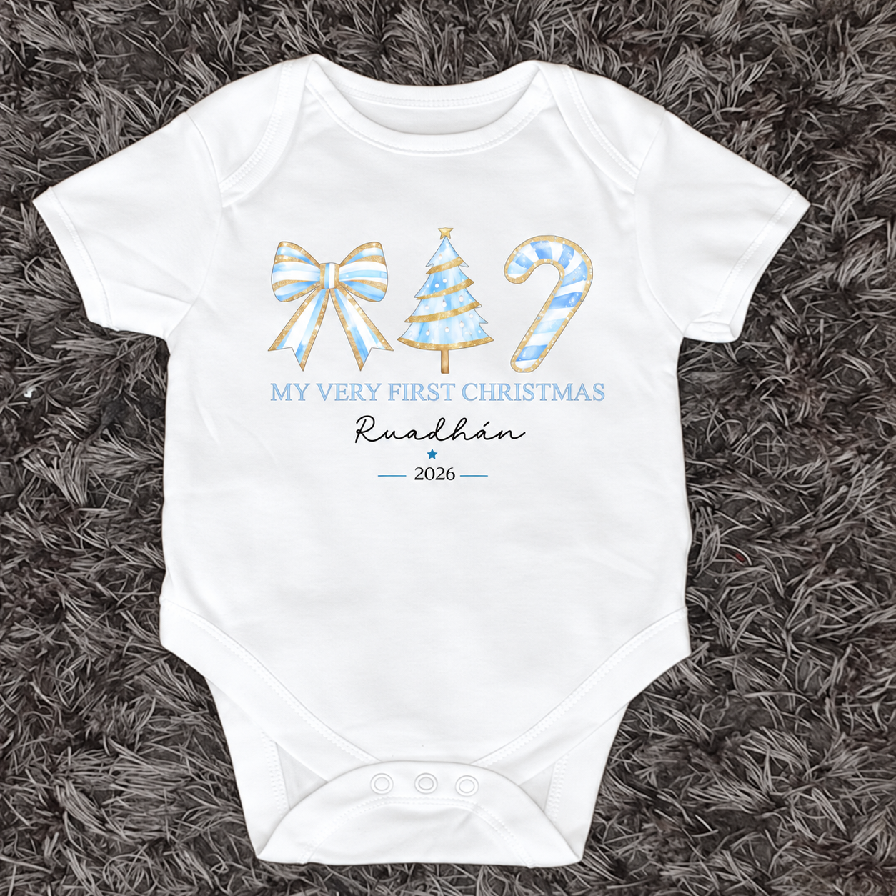 Personalised My First Christmas Baby Vest 2026 | Ireland