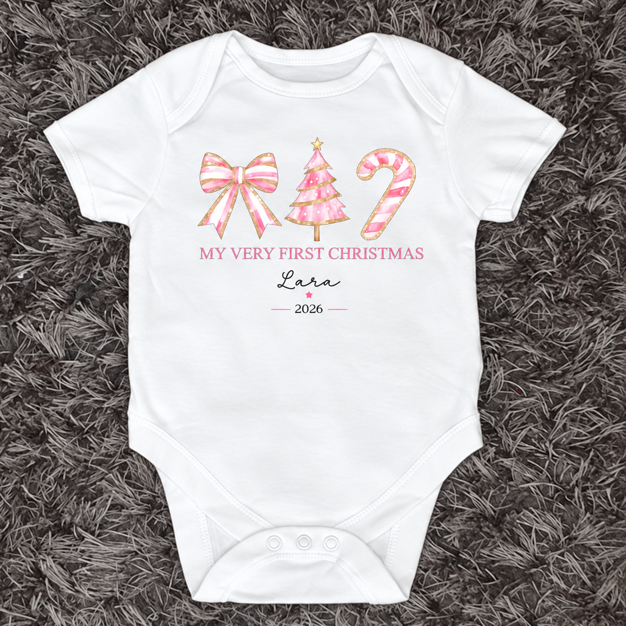 Personalised My First Christmas Baby Vest 2026 | Ireland