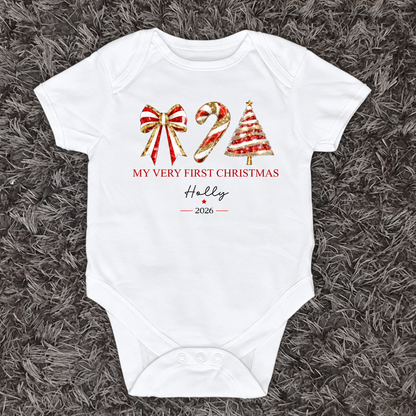 Personalised My First Christmas Baby Vest 2026 | Ireland