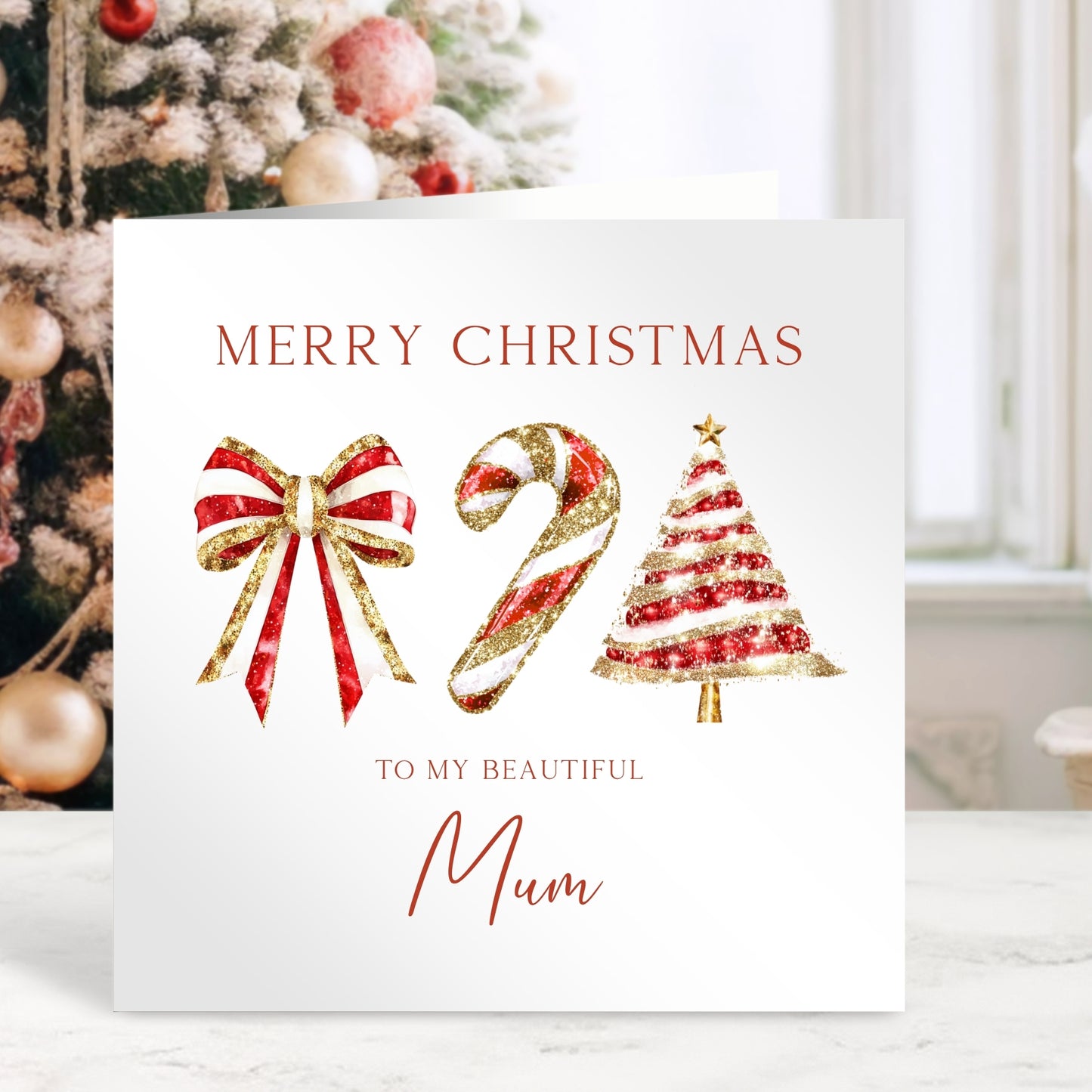 Christmas Card for Mum | To My Beautiful Mum