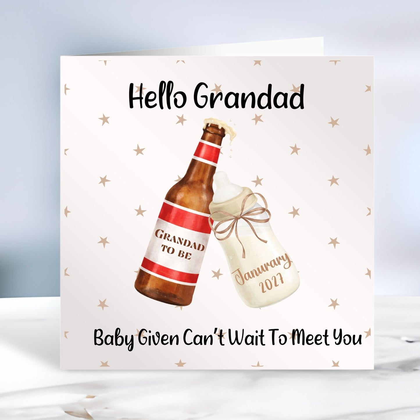 Grandad To Be Pregnancy Announcement