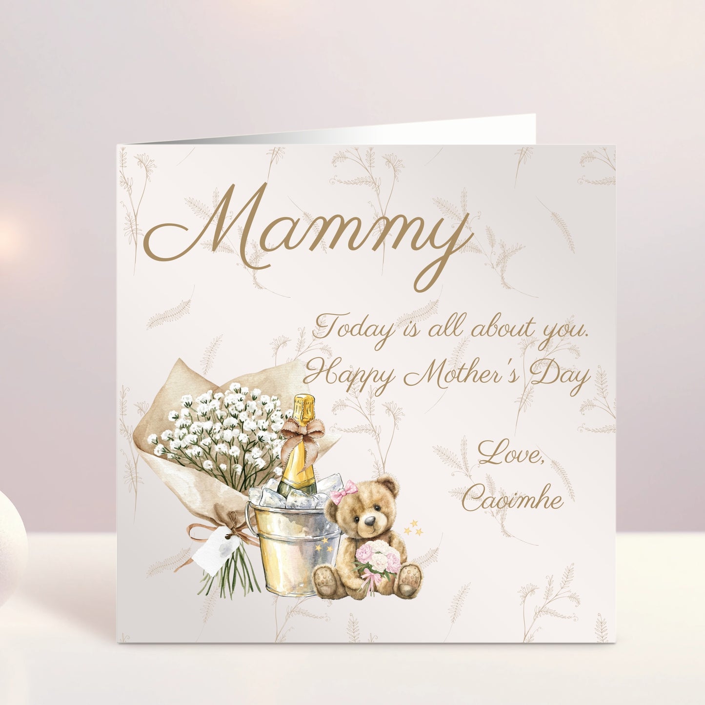 'Today Is All About You' Mother's Day Card