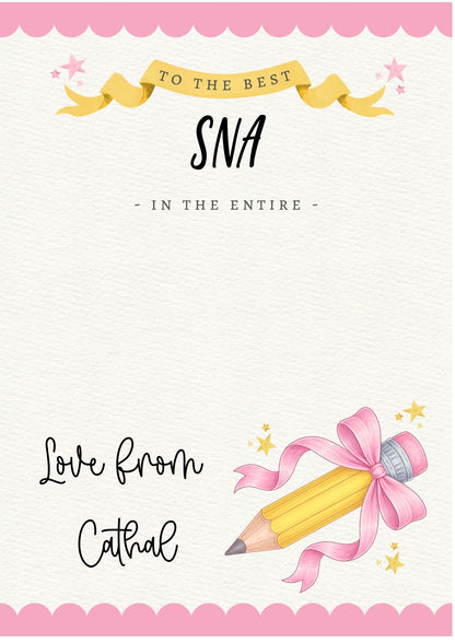 Personalised Teacher Gift - A4 Best Teacher In The Galaxy