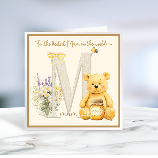 Hunny Bear Mother's Day Card