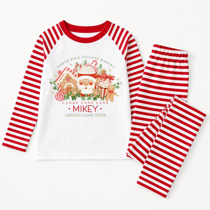 Personalised Kids Christmas Pyjamas - Cookie Tester