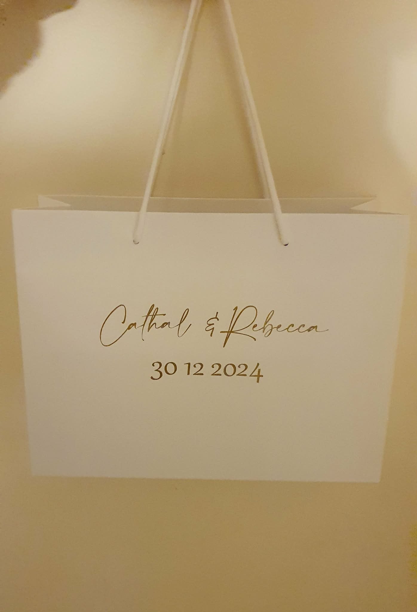 Personalised Gift Bag for Wedding, Hen Party, Bridesmaid, Birthday (25x33x12cm)