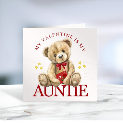 My Valentine Is My Daddy Card - Personalised Valentines Day Card For Daddy